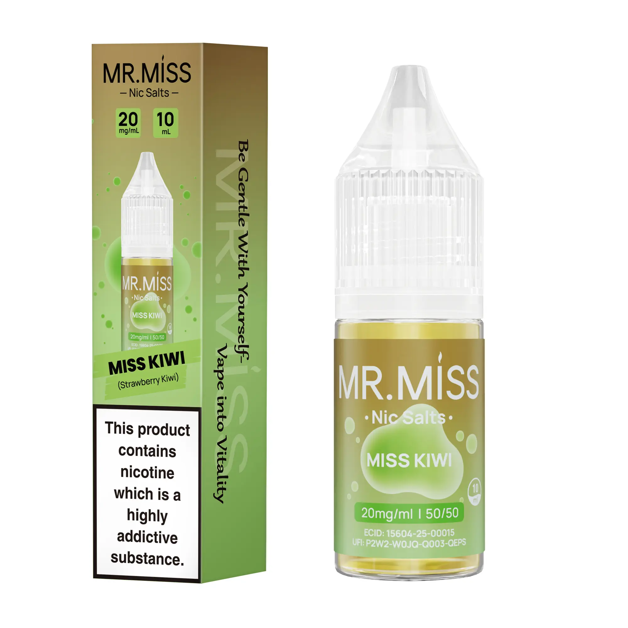 Miss Kiwi Nic Salt E-Liquid by Mr Miss 10ml